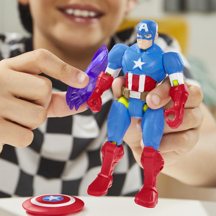 Actual product image Hasbro MixMashers Marvel Captain America Avengers Mix-And-Match