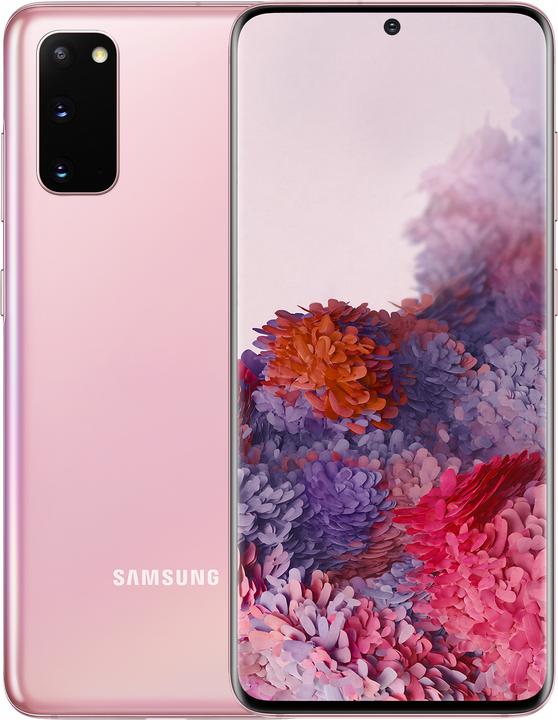 Samsung Galaxy S20 5G (128 GB, Cloud Pink, 6.20", Doppia SIM ibrida + eSIM, 64 Mpx, 5G)