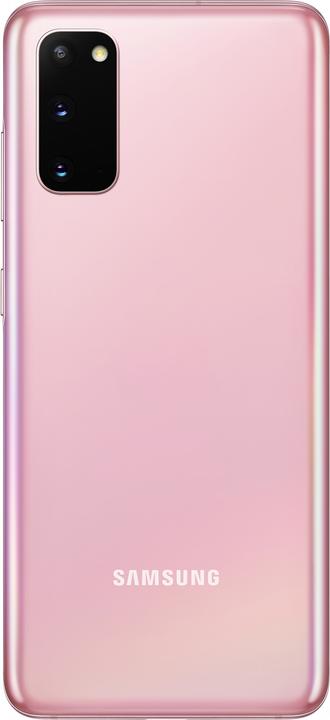 Actual product image Samsung Galaxy S20 5G (128 GB, Cloud Pink, 6.20", Hybrid Dual SIM + eSIM, 64 Mpx, 5G)