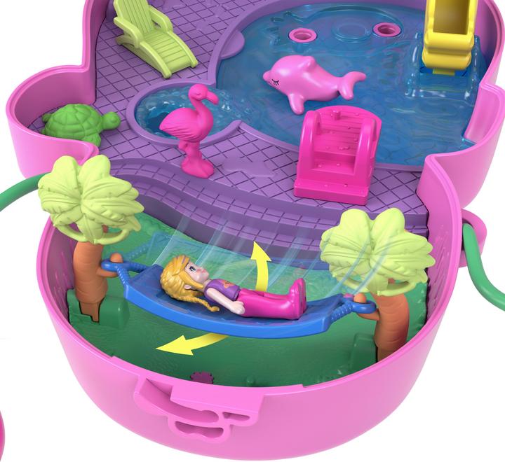 Actual product image Polly Pocket Play set monkey mum and baby