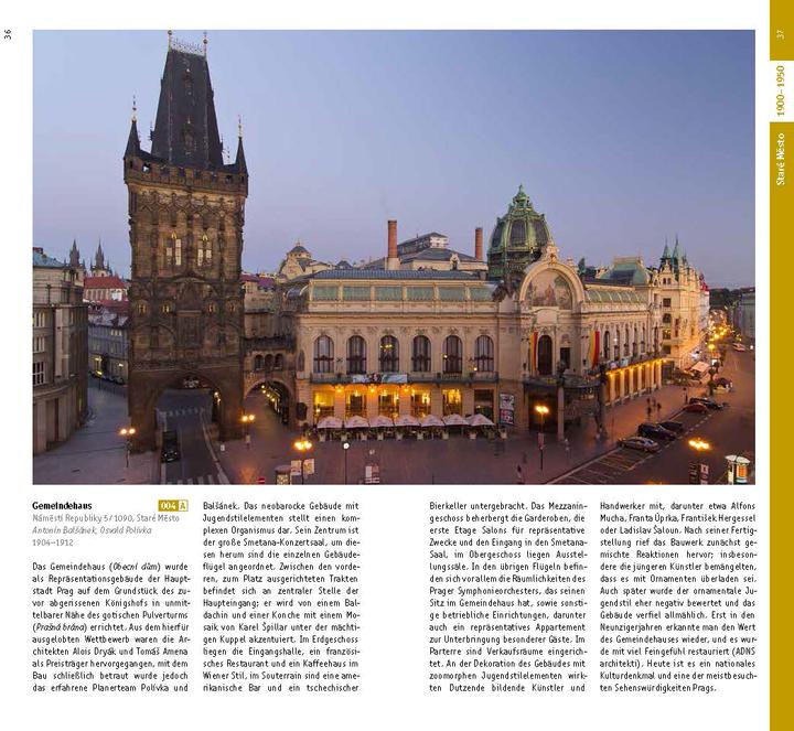 Produktbild Architekturführer Prag (Deutsch, Maria Hammerich-Maier, Petr Kratochvíl, Zdenek LukeS, 2018)