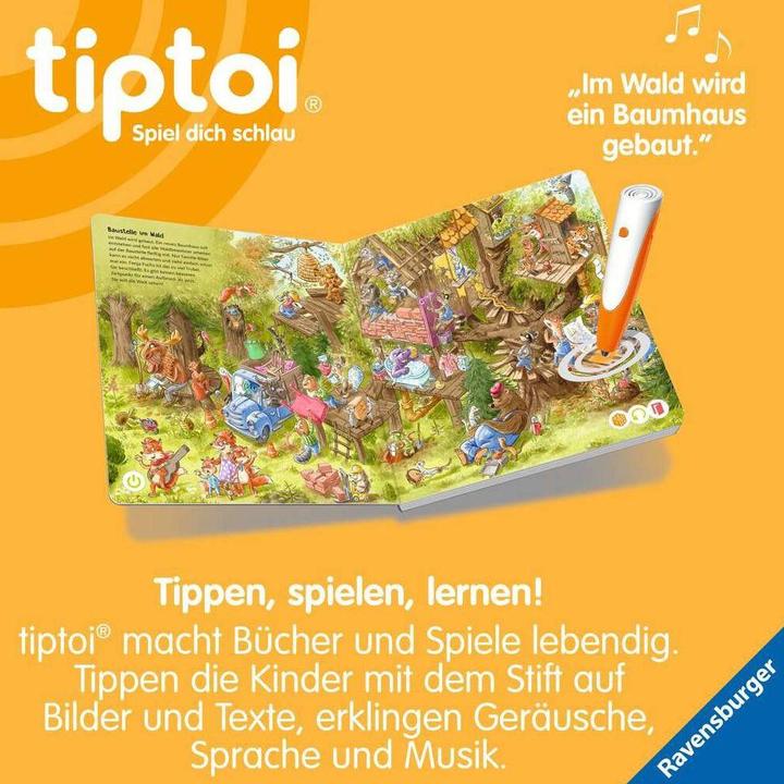 Actual product image tiptoi Die gr. Wimmelreise Tiere (German, Patrick Fix, Anja Kiel, 2022)