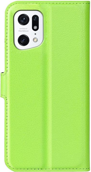 Actual product image Cover-Discount OPPO Find X5 - leather case cover green