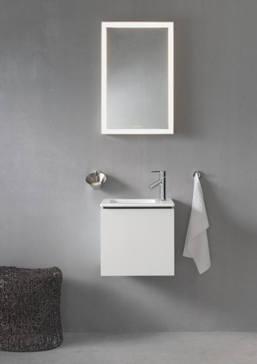 Produktbild Duravit Handwaschbecken ME by Starck o ÜL m HLB 430x300mm 1 HL we sdm WG (300 mm, 430 mm)