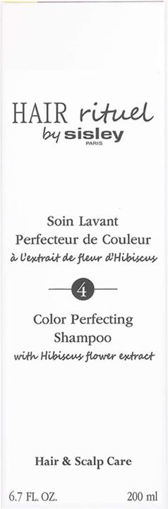 Produktbild Hair Rituel by Sisley Soin Lavant Perfecteur de Couleur Ã l'extrait de fleur d'Hibiscus (200 ml, Flüssiges Shampoo)