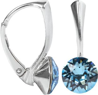 Levien Charming silver earrings Xirius Aquamarine
