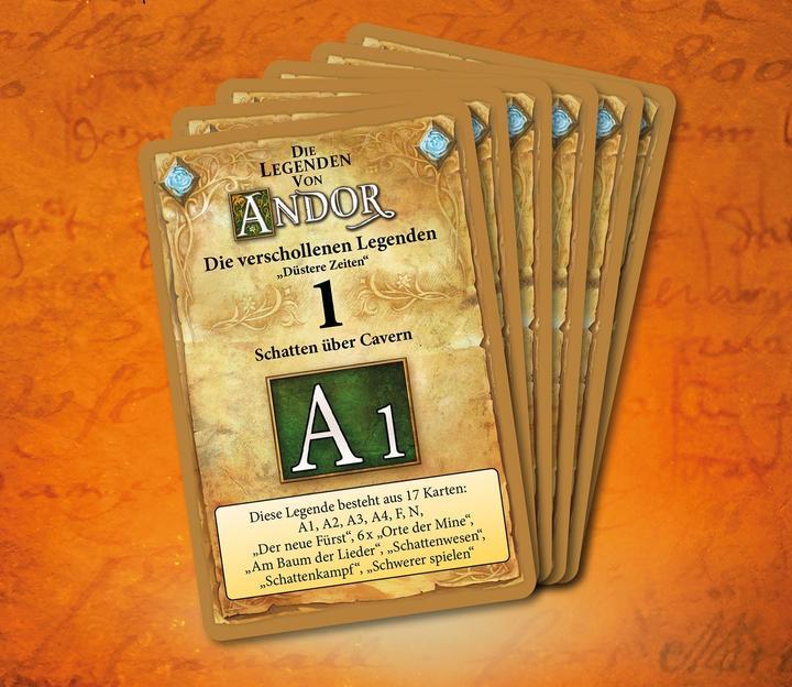 Produktbild Kosmos Die Legenden von Andor - Die verschollenen Legenden "Düstere Zeiten" (Deutsch)