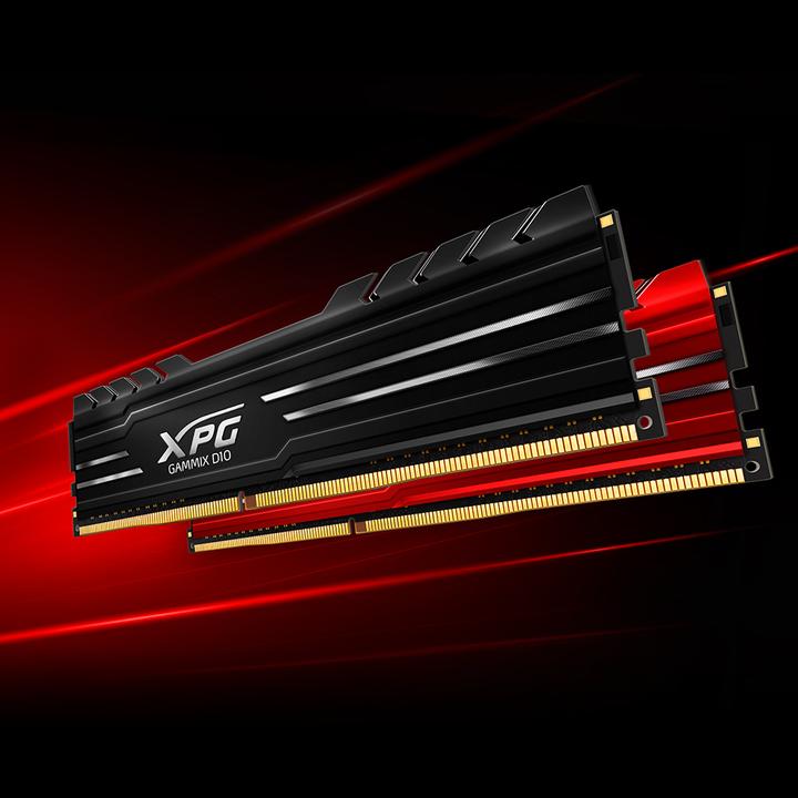 Actual product image Adata XPG GAMMIX D10 (2 x 16GB, 3200 MHz, DDR4-RAM, DIMM)