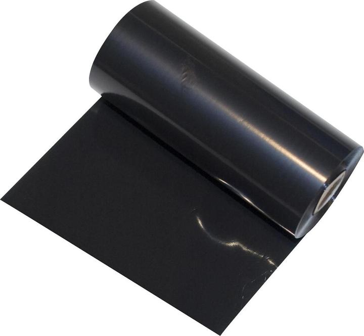 Actual product image Brady R-7940, colour ribbon, RGW-110, wax, black, 110.00 mm x 90.00 m (6 rolls/VE) (11 cm, Black)