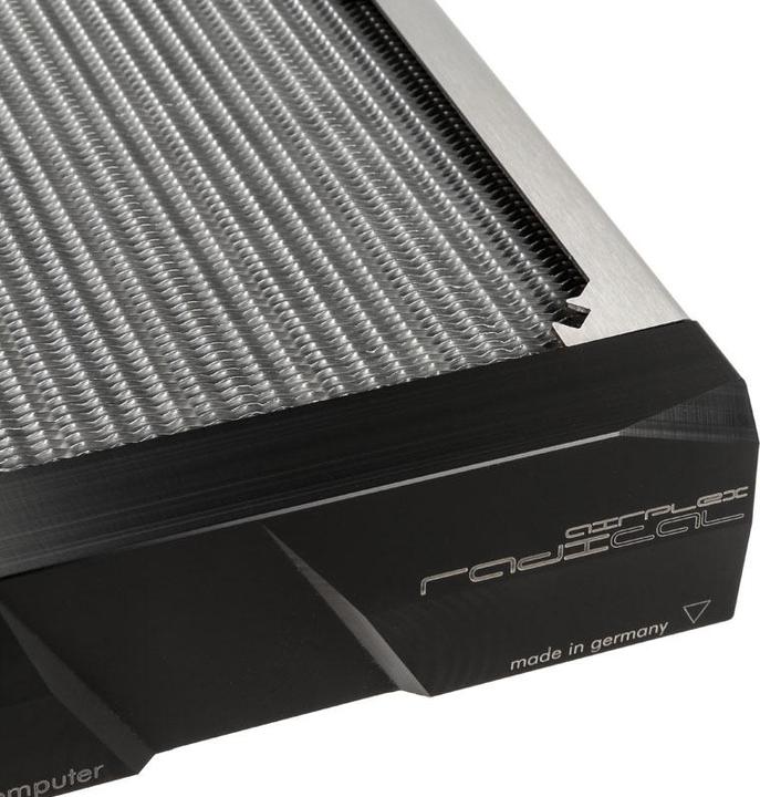 Actual product image Aqua Computer airplex radical 2/480mm - aluminum (120 mm)