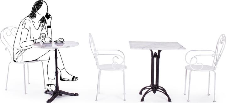 Actual product image Bizzotto Garden table Loren (70 cm)