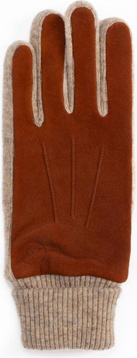 Produktbild Cash-Mere Ziegen Wildlederhandschuhe mit Kaschmirfutter und Manchette (L)