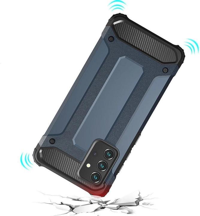 Actual product image Hurtel Back panel cover Hybrid Armor Case for Samsung Galaxy A56 - Silver (Samsung Galaxy A56)