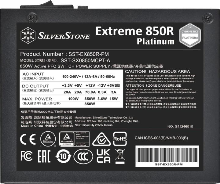 Immagine prodotto Silverstone SilvStone SST-EX850R-PM 850W SFX 40 SST-EX850R-PM (850 W)