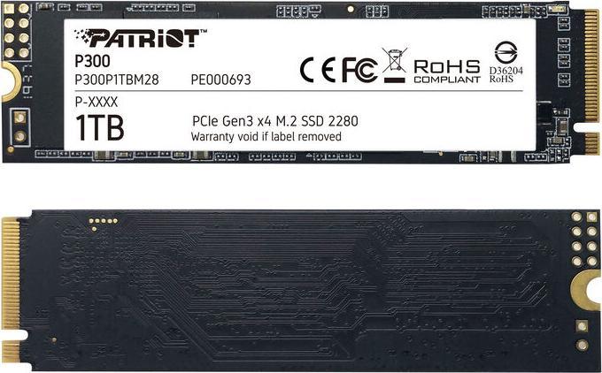 Productafbeelding Patriot P300 (1000 GB, M.2 2280)