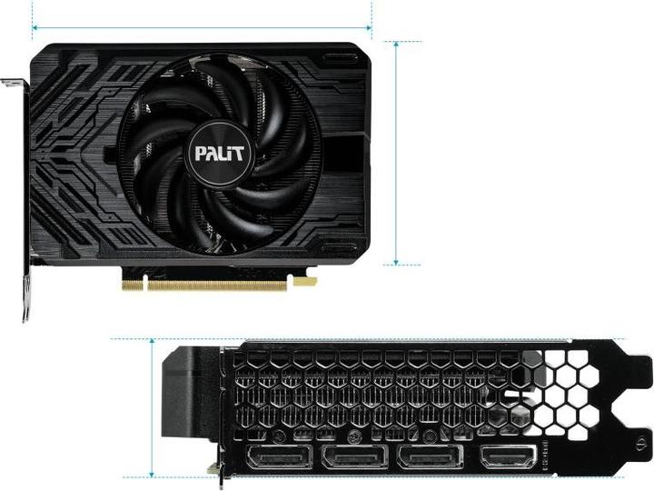 Actual product image Palit RTX4060Ti STORMX 8GB GDDR6 128bit (8 GB)