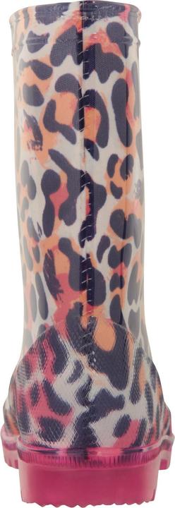 Actual product image Mountain Warehouse Childrens/Kids Splashed Leopard Print Flashing Lights Wellington Boots (34)