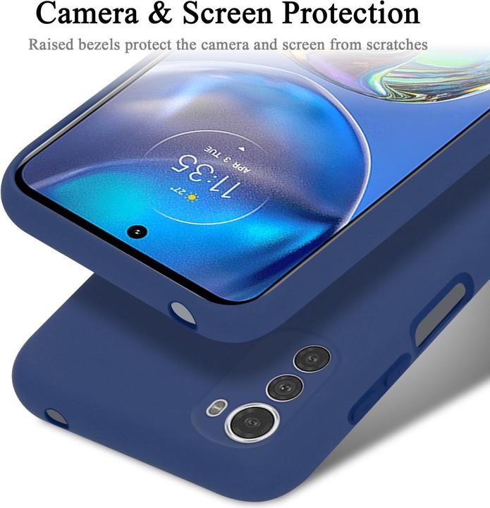 Produktbild Cadorabo TPU Liquid Silicone Case Hülle für Motorola MOTO E32 4G / E32S (Motorola Moto E32s)