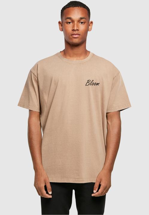 Actual product image Merchcode Flowers Bloom Acid Washed Heavy Oversized Tee - 117597 (M)