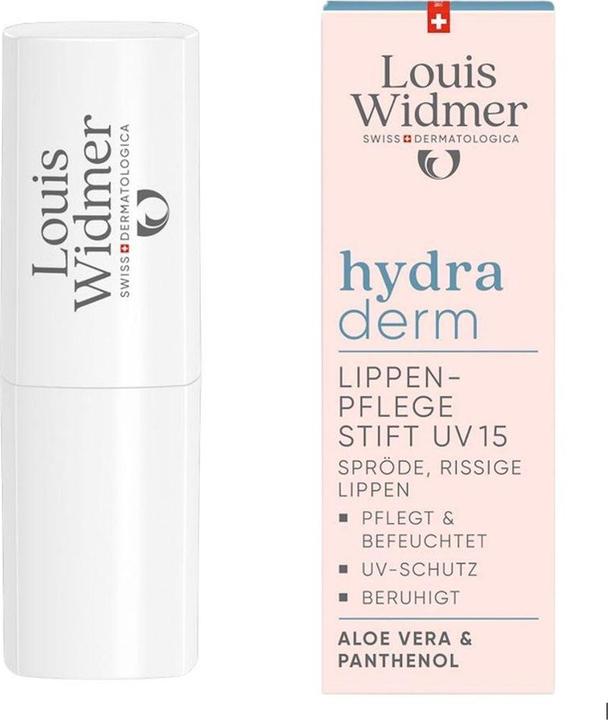 Actual product image Widmer Louis Hydraderm Lippenpflegestift UV15 parfumiert 4.5 ml (Balm, 4.50 ml)