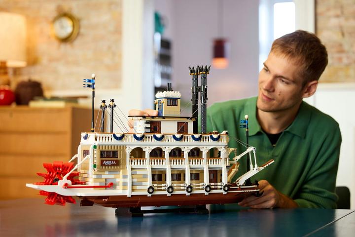 Produktbild LEGO Flussraddampfer (21356, LEGO Ideas, LEGO Seltene Sets)