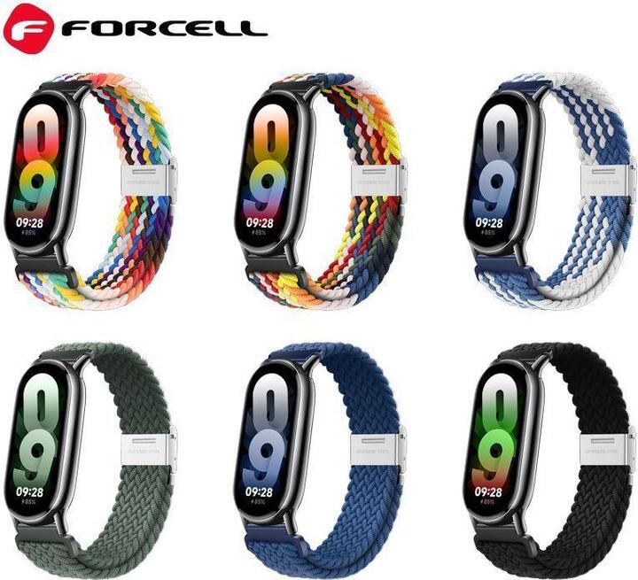 Actual product image Forcell Strap F-DESIGN FX5 strap for XIAOMI Mi Band 8 mix colors (Silicone)