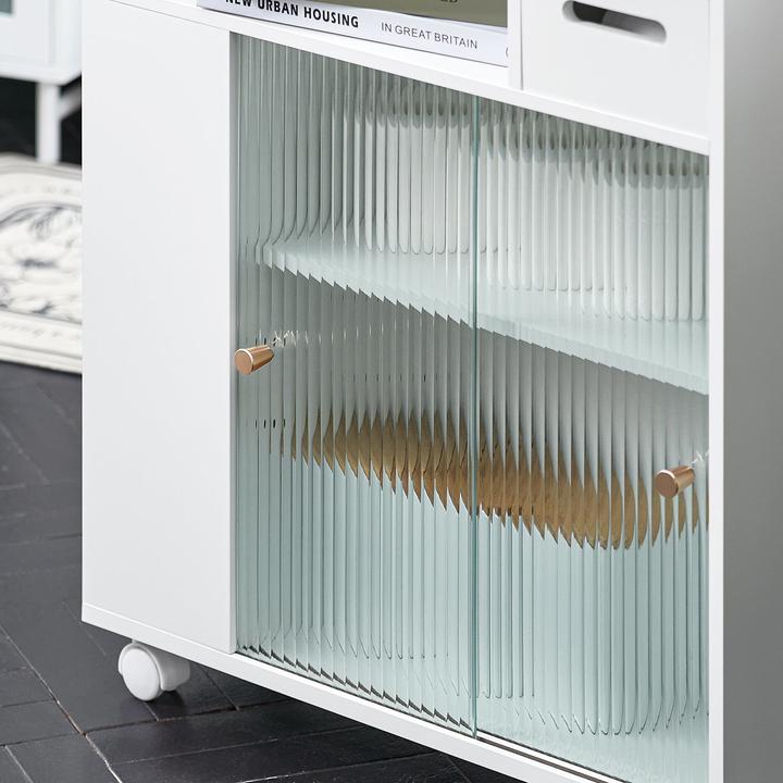 Actual product image SoBuy Niche shelf with glass door (20 x 60 x 71 cm)
