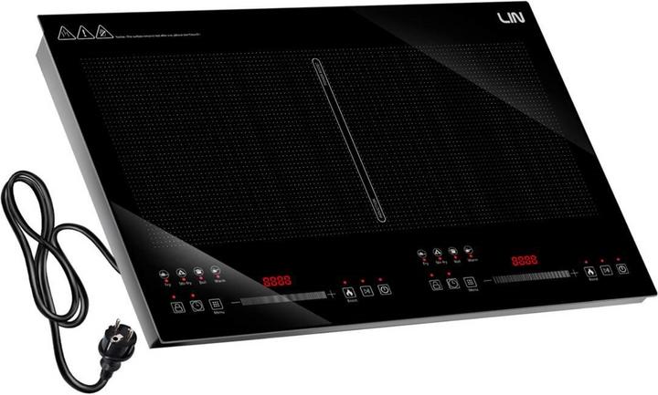 Image du produit LIN Inductionkogeplade LI2H-179 kabel med stik 1 2 m 3200 W