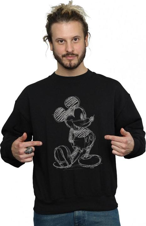 Immagine prodotto Disney Mickey Mouse Sketch Kick Felpa Uomo (M)