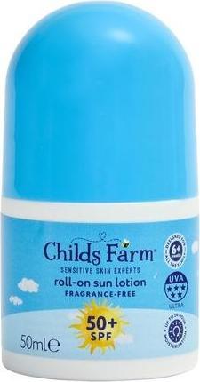 Image du produit Childs Farm Lotion Solaire Roll-On Enfants & Bébés SPF 50+ UVA & UVB Très Haute Protection (Lotion solaire, SPF 50+)