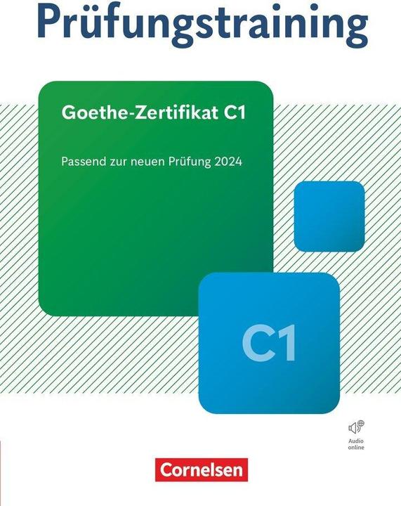 Energie-Label Prüfungstraining DaF, C1, Goethe-Zertifikat C1 - Neubearbeitung, Übungsbuch mit Lösungen und Audios (Deutsch, Maenner, Dieter/Magersuppe, Jens, 2023)