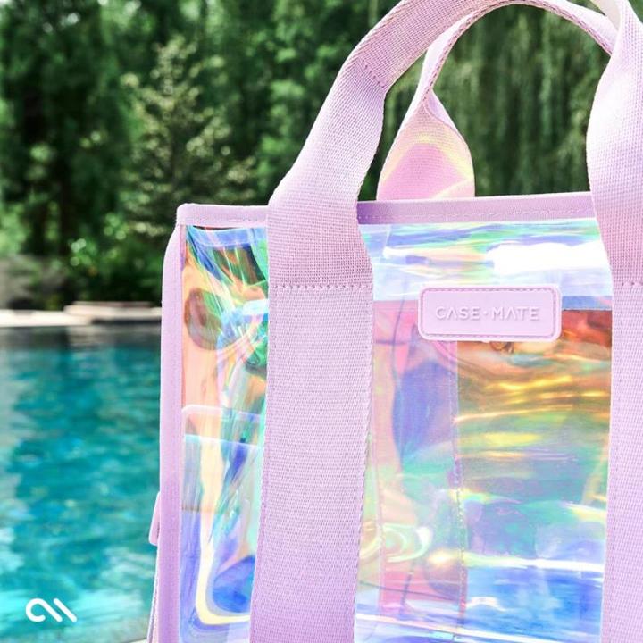 Immagine prodotto Case-Mate Mini borsa da spiaggia Soap Bubble - borsa a tracolla impermeabile (iridescente)