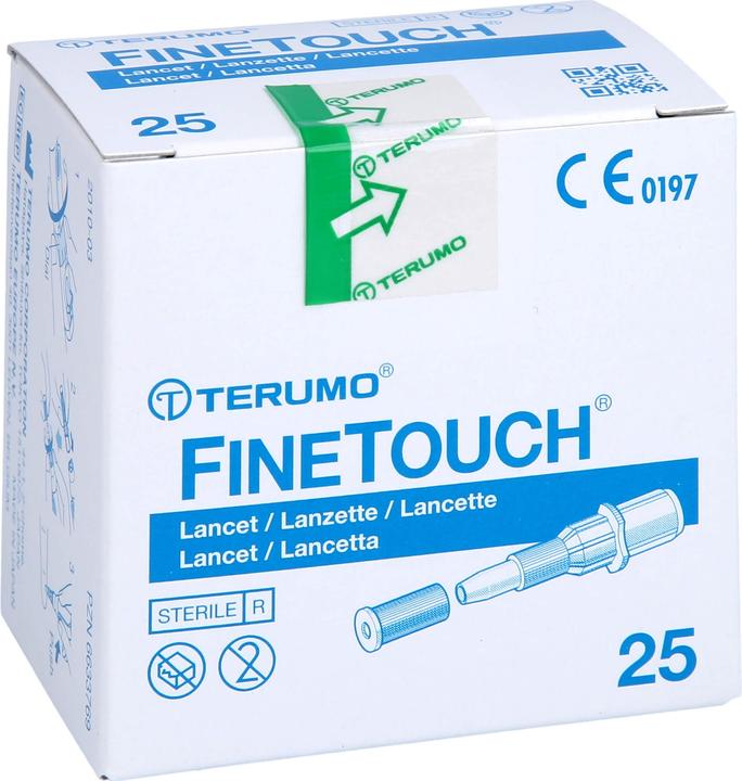 Actual product image Terumo FINETOUCH disposable lancets, 25 pcs LAN (Lancets)