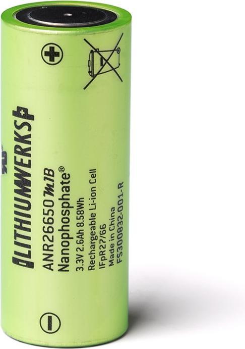 Image du produit A123 Systems Akku ANR26650M1B, ungeschützt, 26,25x65mm (1 pcs, 2500 mAh)