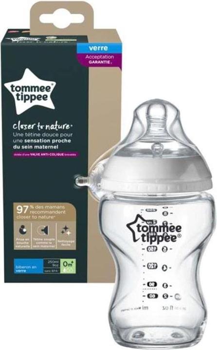 Produktbild Tommee Tippee Closer to Nature Babyflasche Glas (250 ml)
