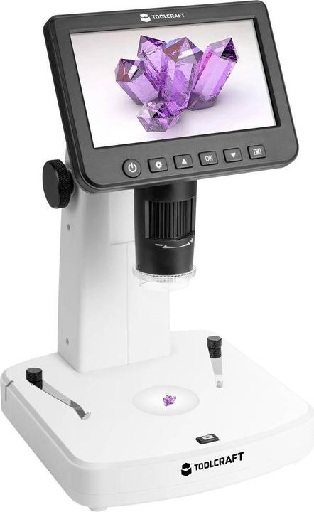 Produktbild Toolcraft TO-9076404 12.7 cm (5-Zoll) LCD-Digitalmikroskop mit Polaris