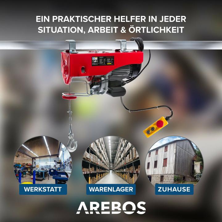 Produktbild Arebos Elektrische Seilwinde