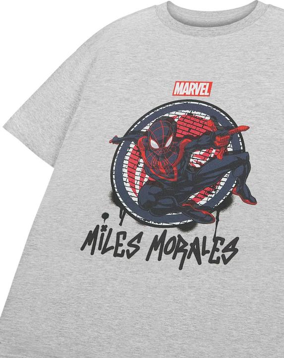 Actual product image Spiderman Boys Jump Short-Sleeved T-Shirt (140)