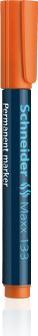 Image du produit Schneider Marqueur permanent Maxx 133, 1+4 mm, orange (Orange, 4 mm, 1 x)