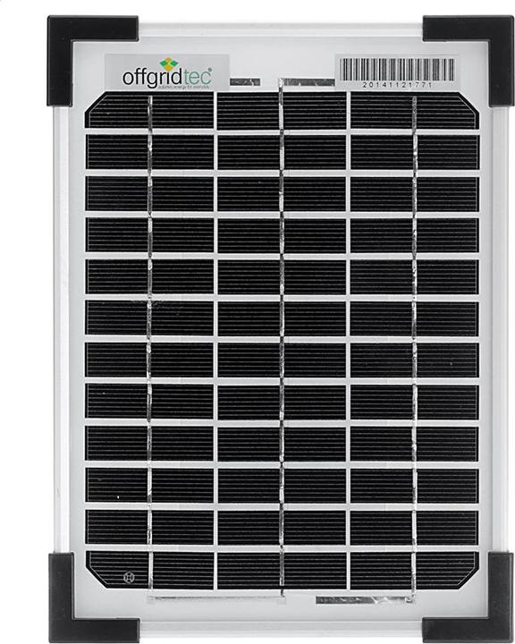 Actual product image Offgridtec ® 5W Mono 12V Solar Panel (5 W, 0.60 kg)