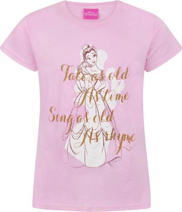 Beauty And The Beast Mädchen Prinzessin TShirt (146, 152)