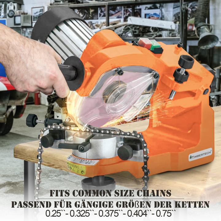 Produktbild Timbertech Sägekettenschärfgerät inkl. Schleifscheiben (Kettensäge, Kettensäge Schwert)