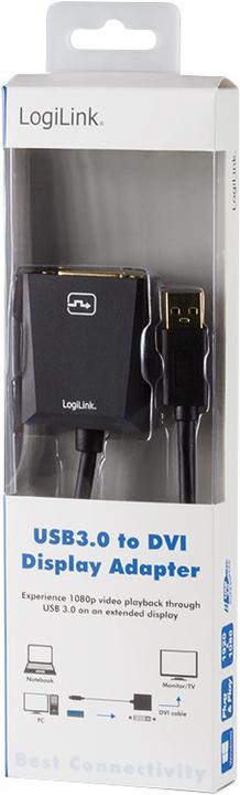 Produktbild LogiLink USB 3.0 zu (DVI, 5.10 cm)