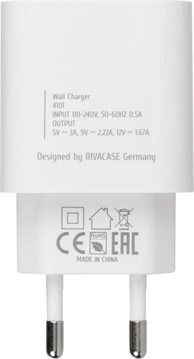 Image du produit Rivacase APPAREIL MOBILE WALL/WHITE PS4101 WD4 (20 W)