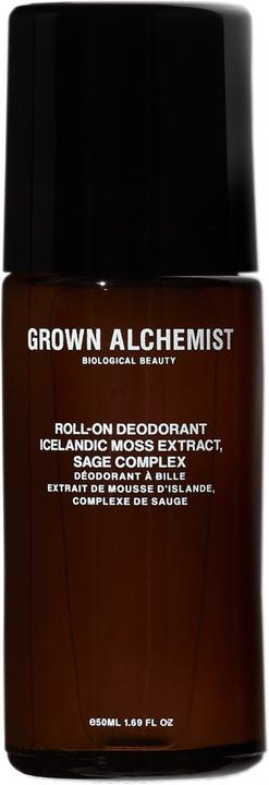 Grown Alchemist BODY "Roll-On Deodorant" Icelandic Moss Extract, Sage Complex - Unisex (Roll-on, 50 ml)
