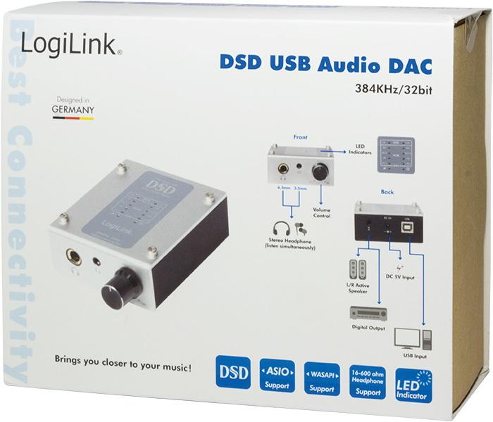 Produktbild LogiLink USB Audio DAC (USB 2.0)