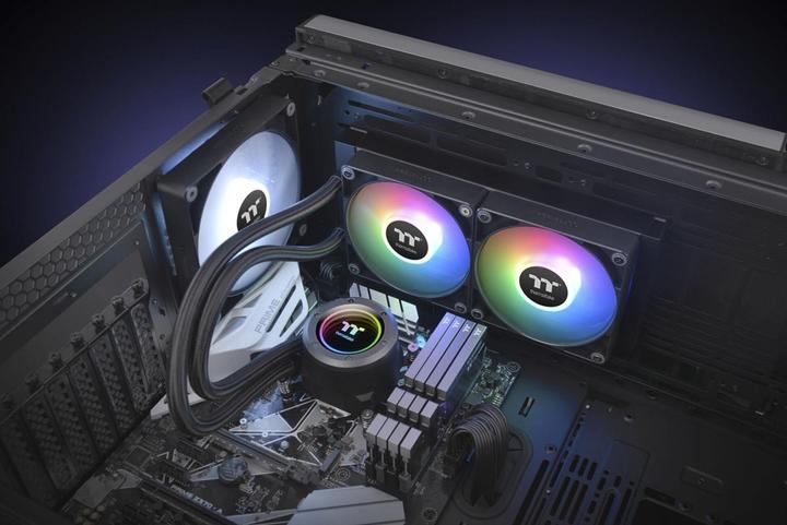 Actual product image Thermaltake Cooler TH240 ARGB Sync AIO Water Cooling CL-W361-PL12SW-A