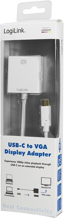 Actual product image LogiLink USB Typ-C zu (VGA, 4.50 cm)