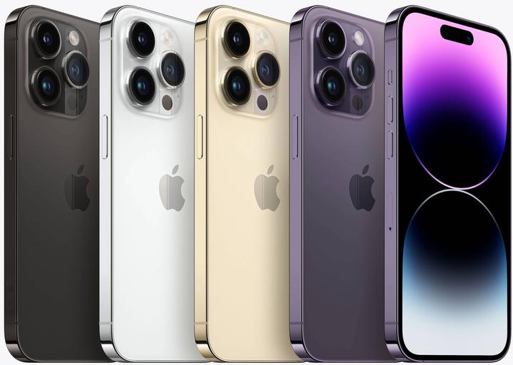 Actual product image Apple iPhone 14 Pro (128 GB, Deep Purple, 6.10", SIM + eSIM, 48 Mpx, 5G)