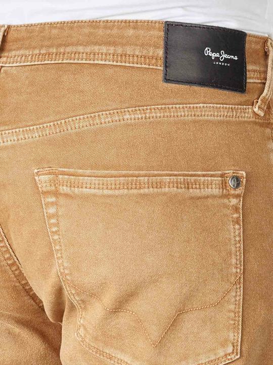 Actual product image Pepe Jeans Stanley Colour Denim Tapered Fit Camel
